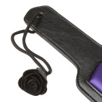 Black Rose Sultry Spanker Bondage Paddle