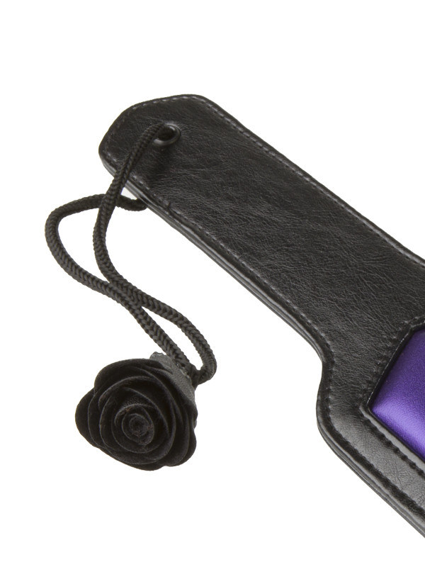 Black Rose Sultry Spanker Bondage Paddle